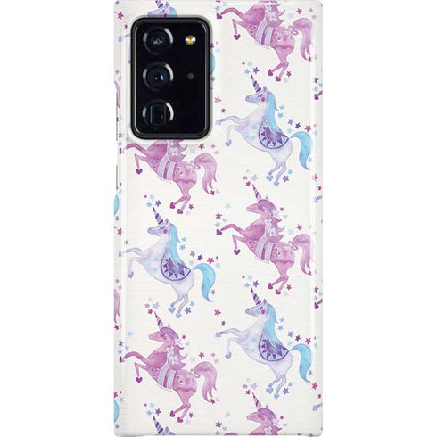 Purple Unicorns by Cat Coq Galaxy Cases